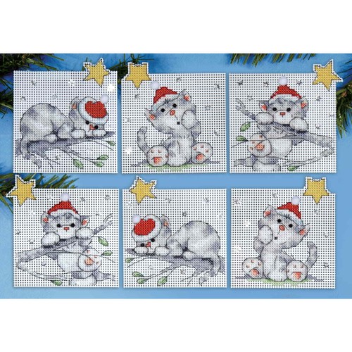 Kit punto croce contato design - croce,