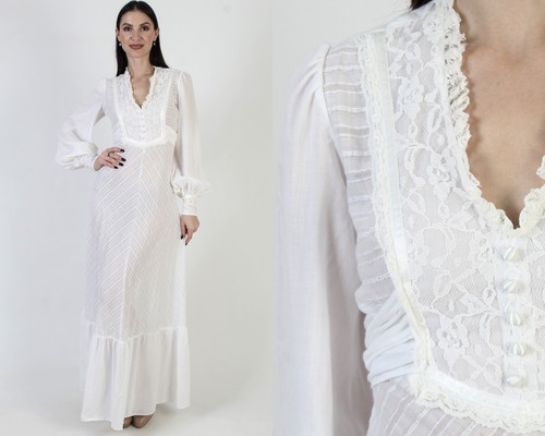 Abito sposa vintage anni 70 - da,