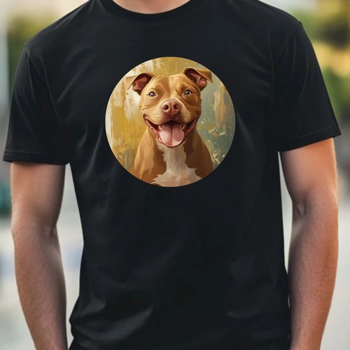 Shirt uomo pitbull fantasia - pitbull,
