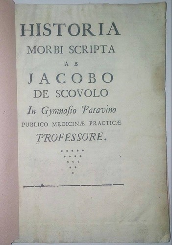 Settecentina historia morbi - settecentina-,
