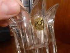 ✅?porta candele in cristallo RCR vintage