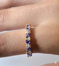 Anello a fascia viola