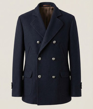 Giacca blazer doppiopetto lana