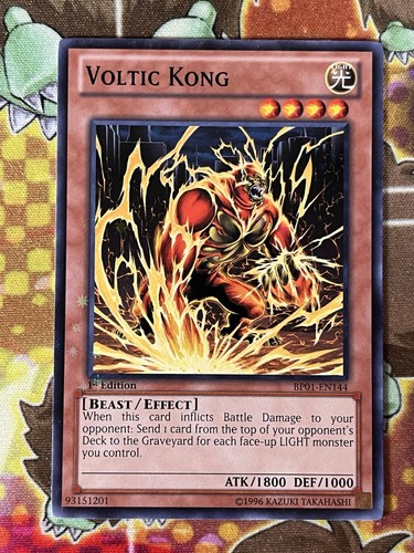 Yugioh voltic kong - yugioh,