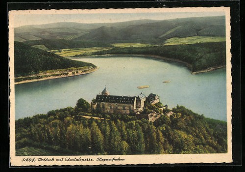 Cartolina waldeck castello - waldeck,,