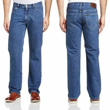 Jeans Lee Uomo brooklyn Denim Elasticizzato a Vita Alta 46 W32 regular dritto