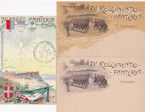 18517 tre cartoline militari - cartoline,