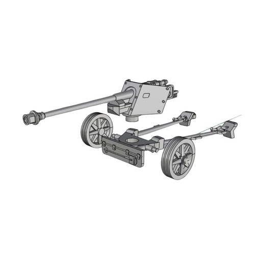 Pak40 artiglieria scala 32 - scala, 1:32