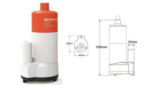 Pompa elettrica 12volt - 12volt, ad