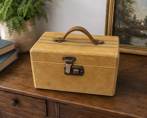 Valigia vintage anni - 40, tweed