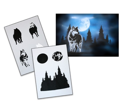 094 wolve modello stencil - wolve,