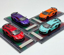 Modellino sportivo da corsa U2 1:64 Novitec Aventador SVJ LP770 auto in resina pressofusa