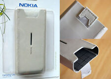 Custodia per Nokia N8 e C7 in pelle bianca CP-503