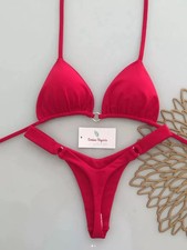 Bikini Perizoma Donna Rosso