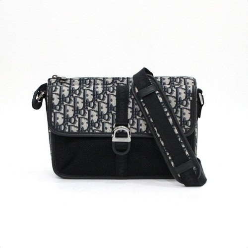 Dior oblique flap zipper - flap,