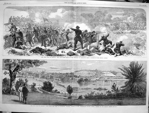 Vecchia stampa antica 1862