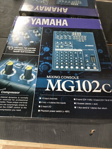 Yamaha mg102c console - console, mixer