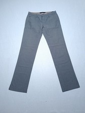 Marina Militare Women's Cotton Trousers With Pockets Sz 42 Dark Grey