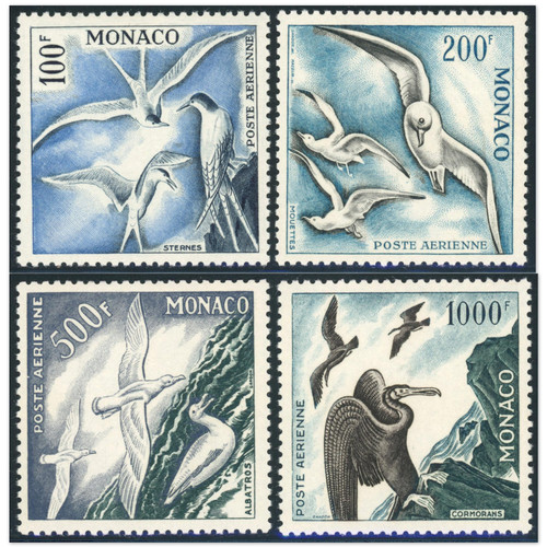 Monaco posta aerea 55 58 - monaco, n.