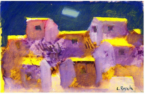 Paesaggio con case - paesaggio, borgo