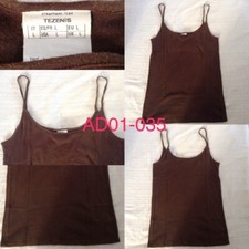 CANOTTA TEZENIS COLORE MARRONE TAGLIA L