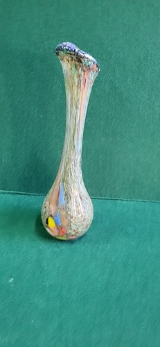 Vaso multicolore vetro - multicolore,