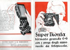 Pubblicitaria Zeiss Ikonta anni 30