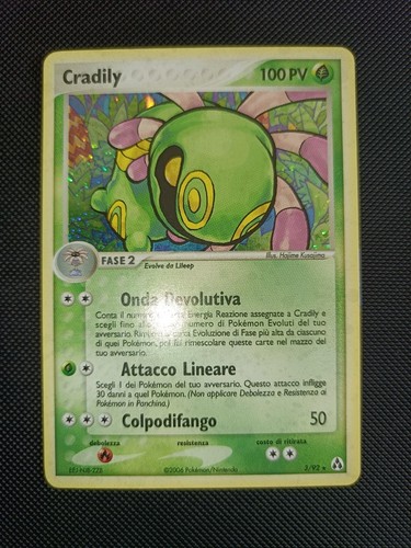 Pokemon card cradily legend - card,
