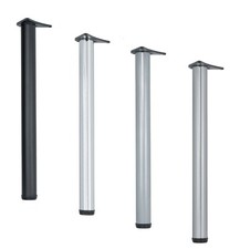 Häfele Piedi per Tavolo Gamba Underframe Altezza Regolabile 710 MM Rotondo Ø 60