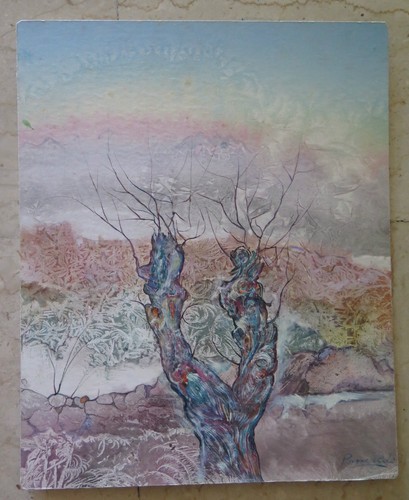 Paesaggio invernale quadro - paesaggio,