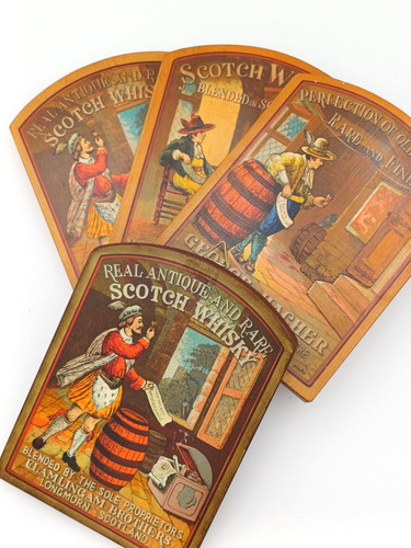 Whisky quadretti legno - whisky, ,