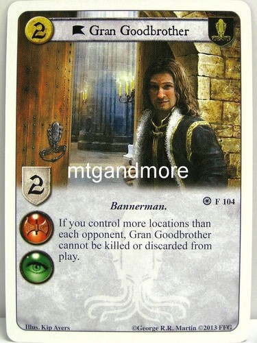 Game thrones lcg - of, 1x