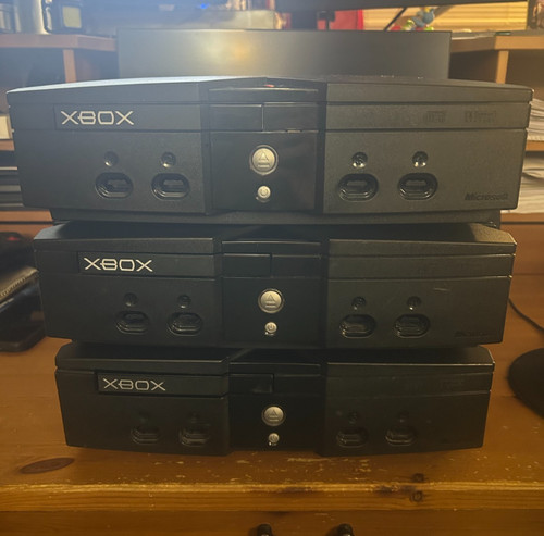 Original xbox console - original, in