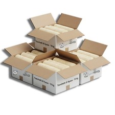 Tronchetti da ardere in legno pressato di Ayous 50 kg, 5 scatole x 10 kg