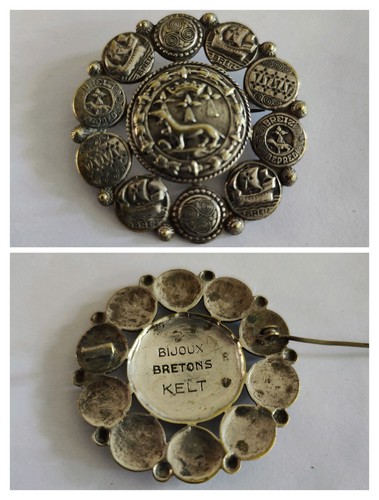 Kelt broche ancienne bretonne - broche,