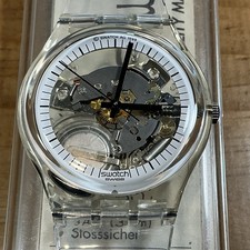 swatch JELLY FISH style 1998 - Vedi Thru - Trasparente (COME NUOVO) Vers. # 1 - 34 mm