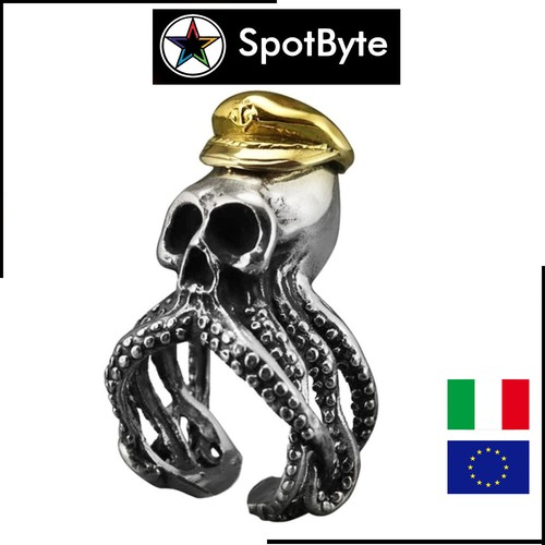 Anello uomo teschio scheletro - uomo,