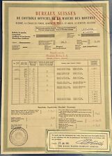 Rolex certificato cronometro Chronometre certificate 1960