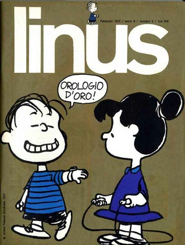 Rivista fumetti linus - rivista,