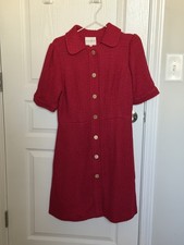 Abito in tweed rosso Gaala