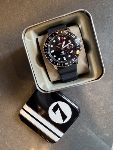 Orologio fossil blu gmt - orologio,