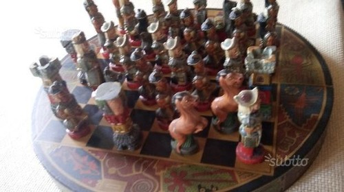 Scacchiera stile inca fatta - scacchiera,
