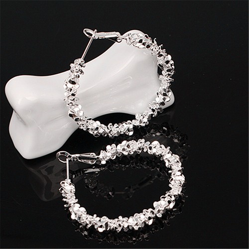 Orecchini cerchio argento 925 - argento,