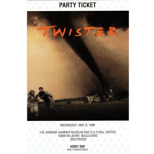 Biglietto twister movie world - biglietto,