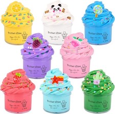 Fluffy butter slime kit - slime, kit-8
