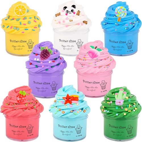 Fluffy butter slime - fluffy, kit-8
