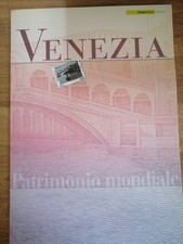 2007 Folder Filatelico Venezia Patrimonio Unesco con cartoline e lamina argento