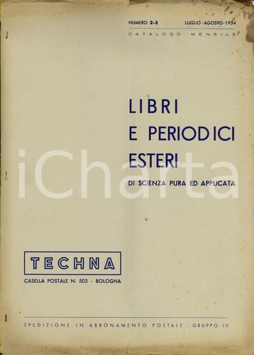 1954 bologna libreria techna - 1954,