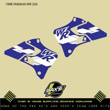 Yamaha Wr 250 1998 Rad Tank Graphics Decalcomanie Adesivi Grafica Evo Vmx