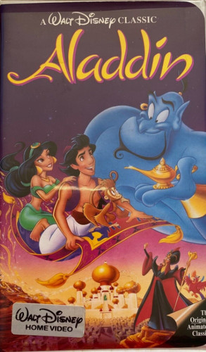 Aladdin vhs walt disney - aladdin,